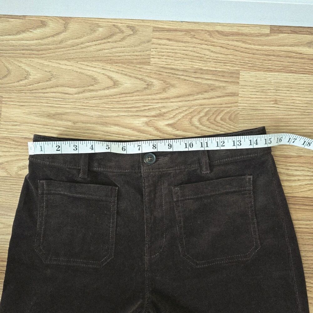 Loft Pants Womens Size 4 The Palmer Wide Leg Brush Corduroy Trouser - Picture 7 of 9